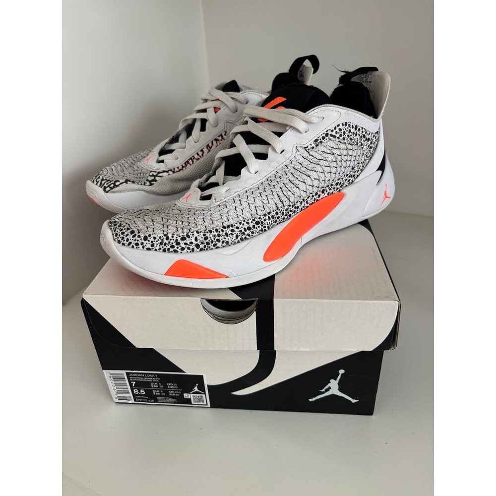 Jordan Luka Doncic 1 Safari White Orange DN1722-108 Mens sneakers size 7